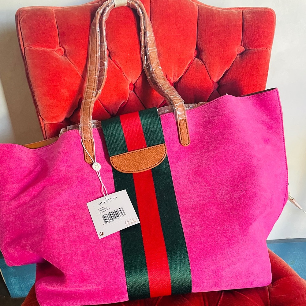 Shiraleah Blakely Tote in Raspberry. New with tags.